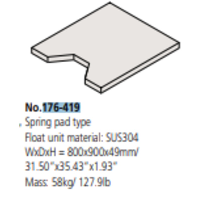 Vibration Isolator Spring Plate for Hyper MF 176-419