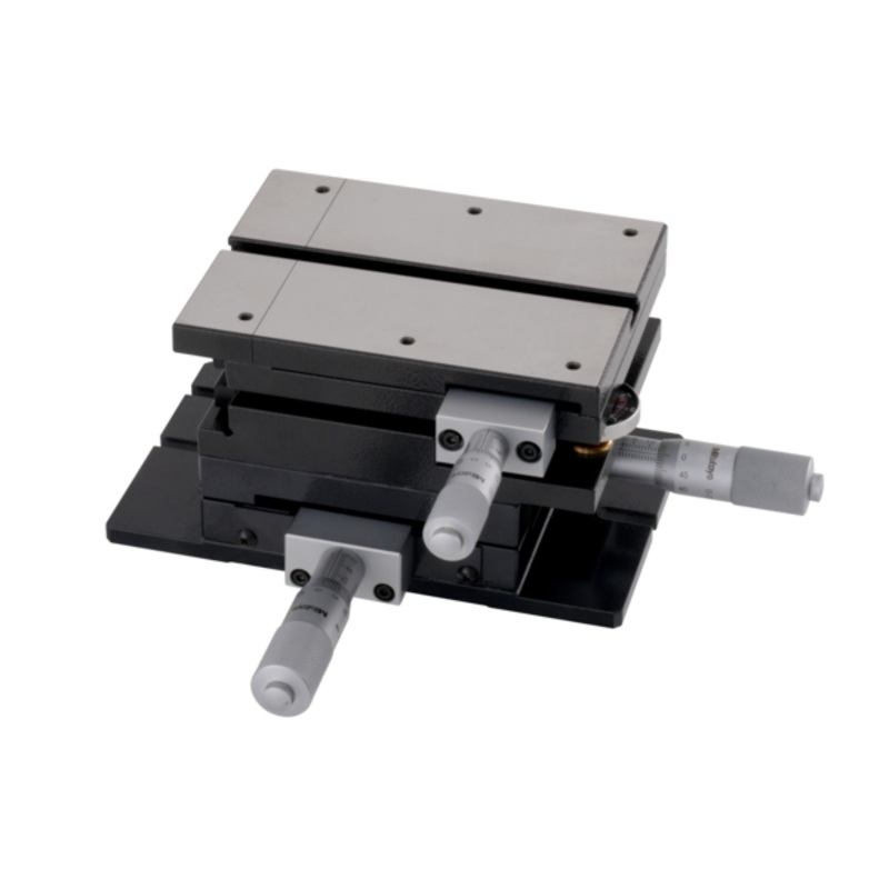 XY travel + leveling table [mm] Travel +/-12,5mm; Leveling range +/-1,5 178-183