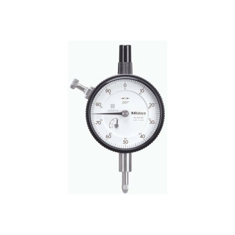 Mitutoyo 2410-60 Imperial Indicator .001” x 0.25” Accuracy:+/- .001” Lug back 0-100, .1 per Rev, Jewelled