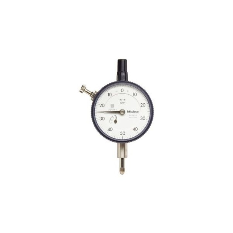 Mitutoyo 2412F Indicator Imperial models Accuracy:.001” Graduation .001” Travel .4” Flat Back 0-0 Dial Reading, With Lug Back