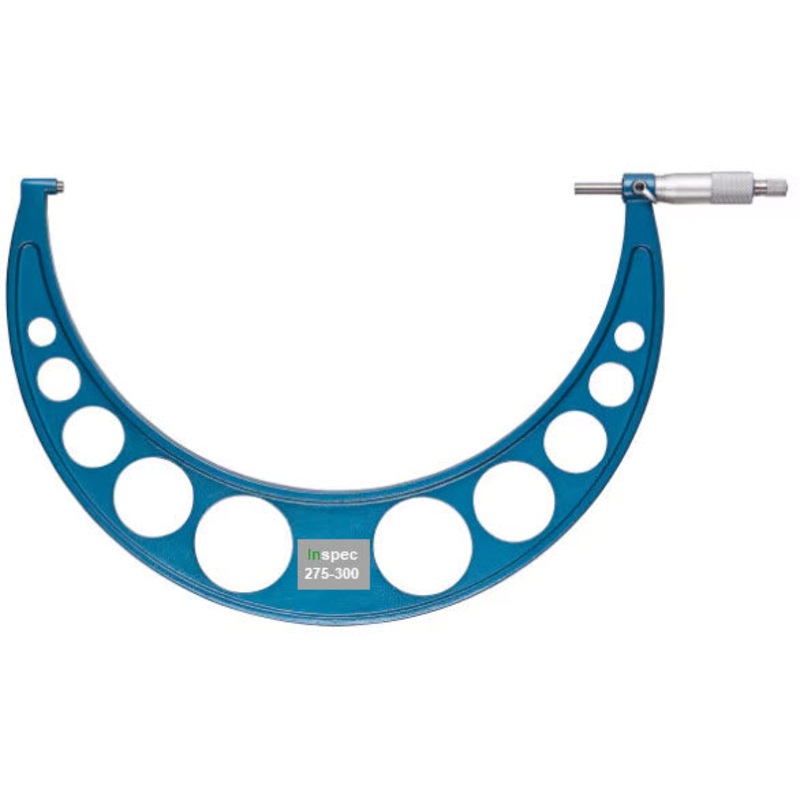Inspec 106-12-000 Outside Micrometer 275-300mm Carbide Measuring faces Painted on fine cast frame Graduation .01mm