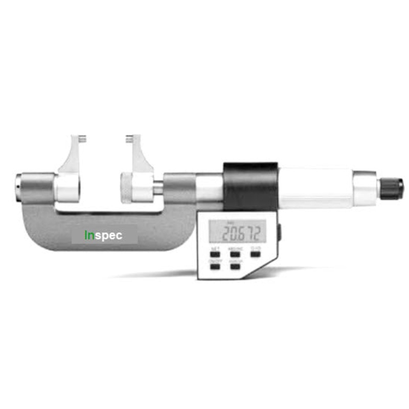 Inspec Caliper Type micrometer 138-01-040 Range 0-25mm x .001m/00005