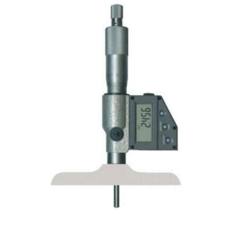 Inspec Digital Depth Micrometer 0-150mm/0-6 Base 100mm/4 Resolution .001mm/.00005, 233-34-510