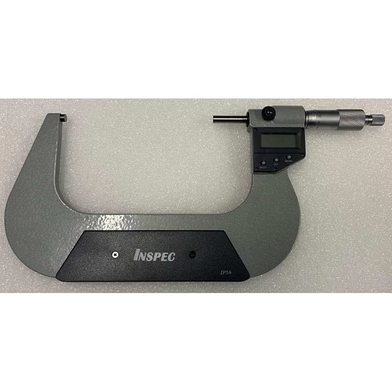 Inspec Digital Micrometer 130-05-414 Range 100-125mm/4-5 Resolution .00005/.001mm