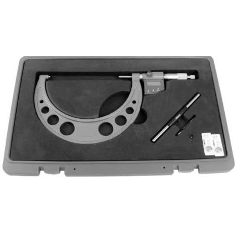 Inspec Digital Micrometer 130-06-414 Range 125-150mm/5-6 Resolution .00005/.001mm