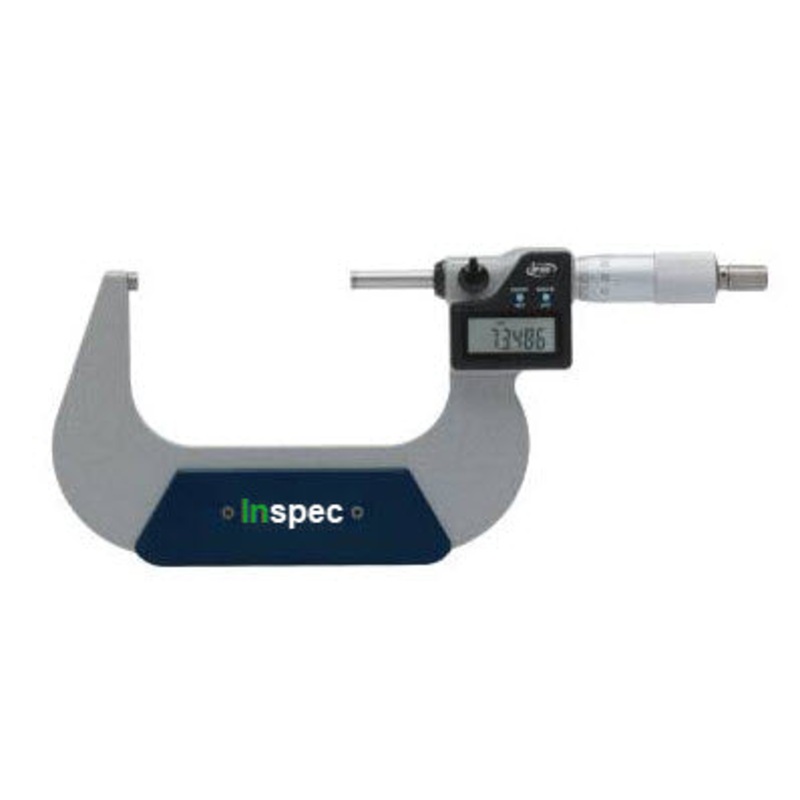 Inspec Digital Micrometer 133-03-410 Range 50-75mm/2-3 Resolution .00005/.001mm IP65