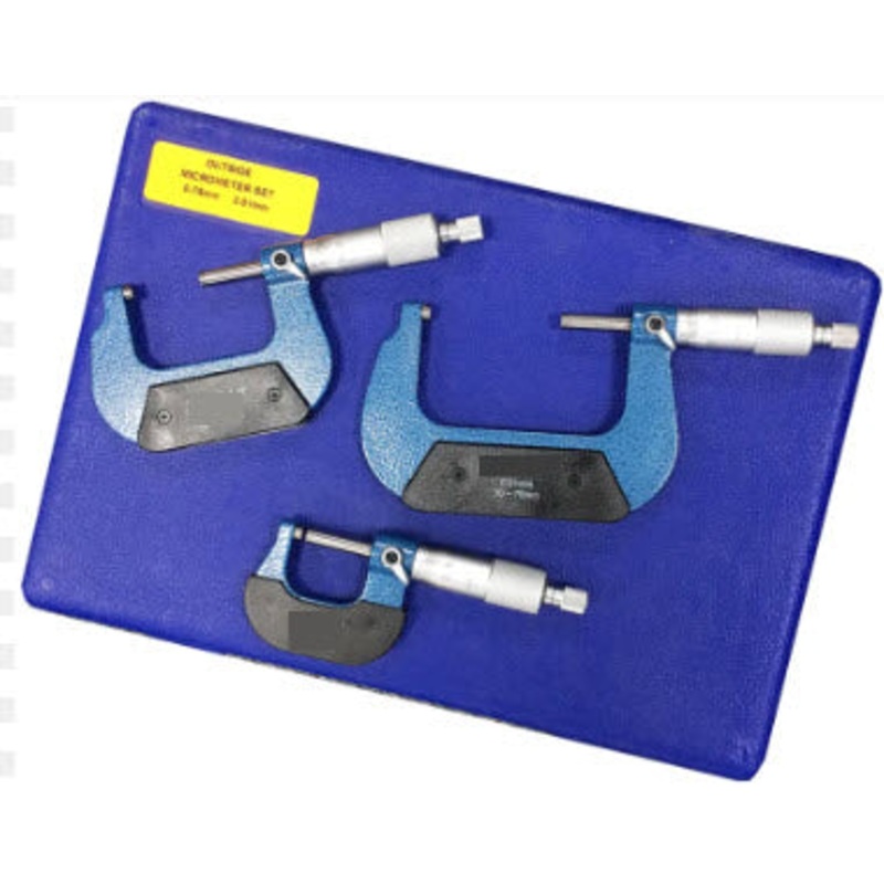 Inspec Mechanical micrometer set with heat shield 0-75mm x.01mm 102-33-00