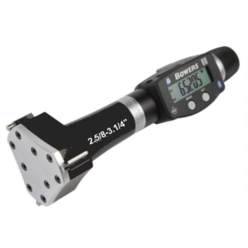Bowers Digital Electronic Holemike Internal Micrometer, 2-5/8-3-1/4/65-80mm Measuring Range XTD65i-BT