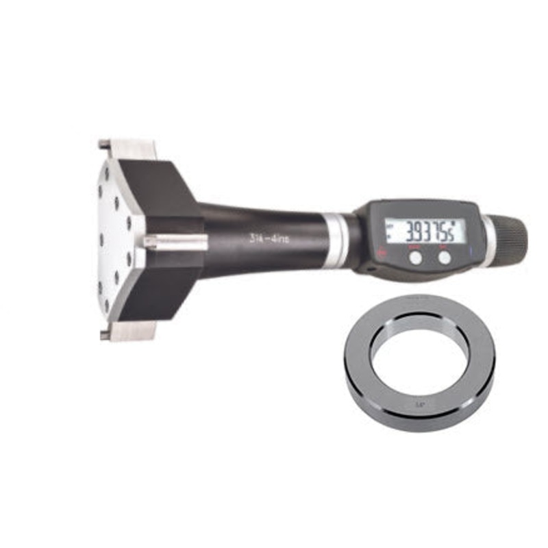 Bowers Digital Electronic Holemike Internal Micrometer, 3-1/4-4 Measuring Range XTD80i-BT