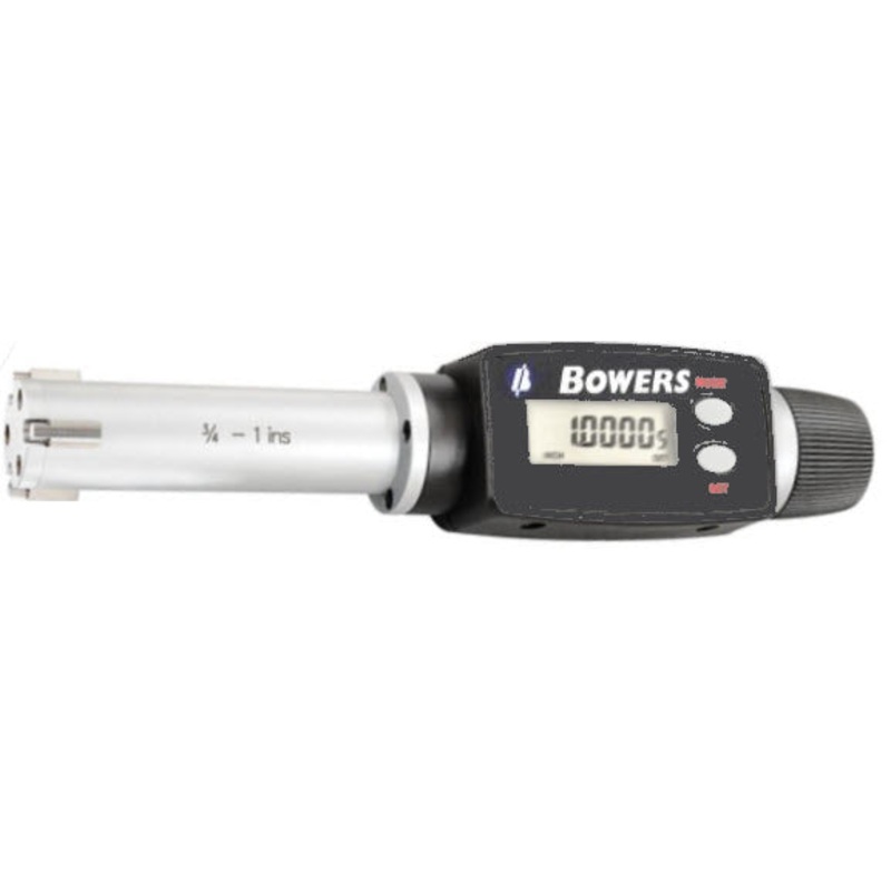 Bowers XT Digital 3 Point Micrometer 3/4-1, XTD20i-BT