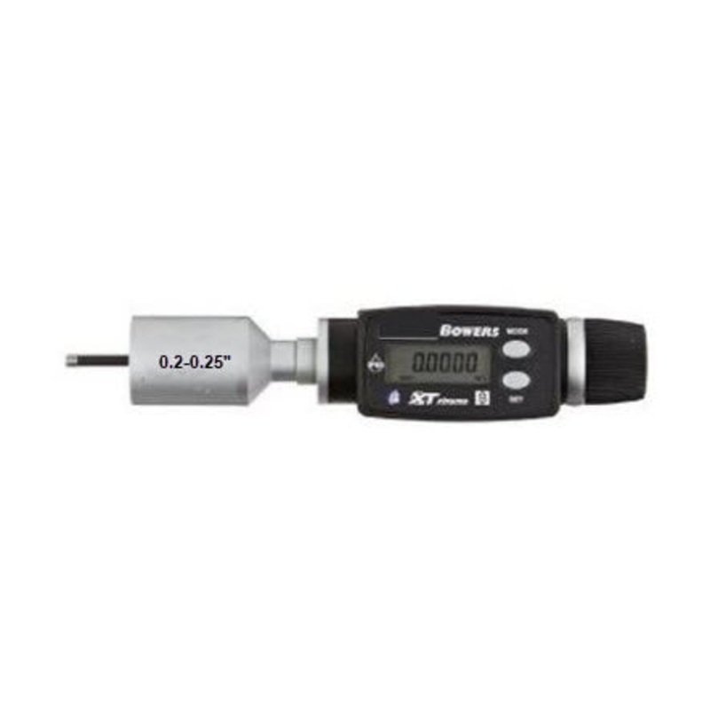 Bowers XT Digital Micrometer With Bluetooth 0.2-0.25/5-6mm XTD5i-BT