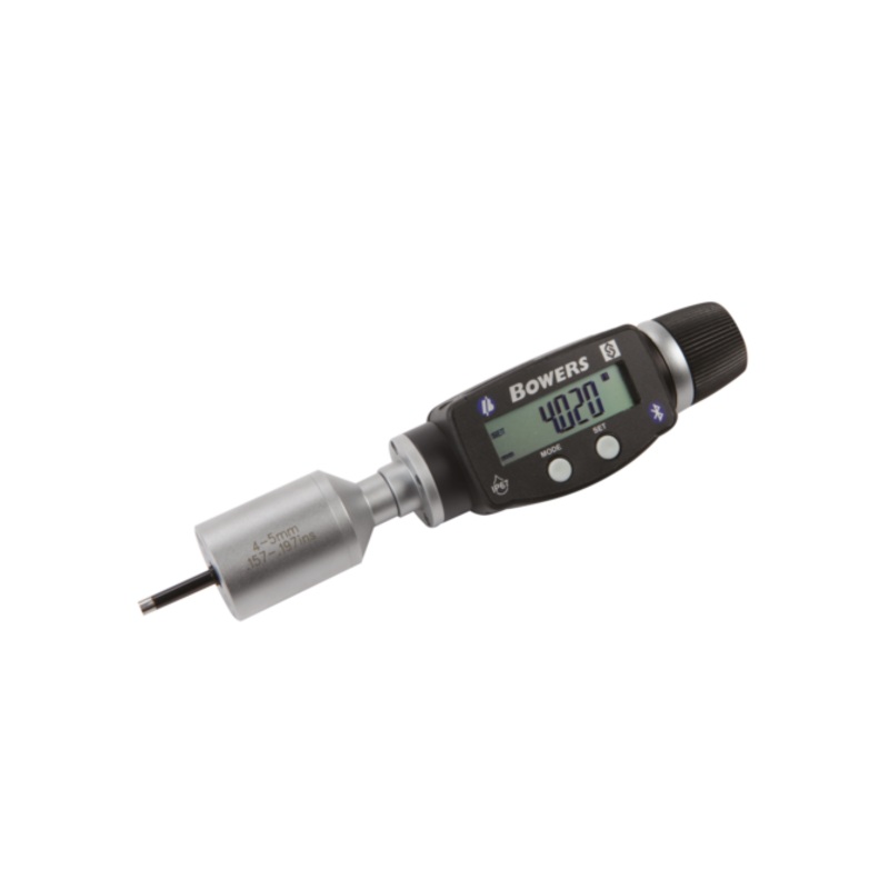 Bowers XT Digital Micrometer With Bluetooth 4-5mm/.16-.2 XTD4M-BT