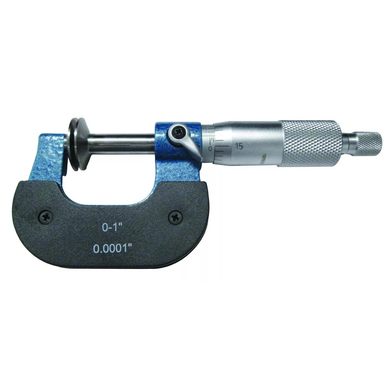 Inspec Disc Micrometer Range 0-1 250-21-101 Non Rotating Spindle