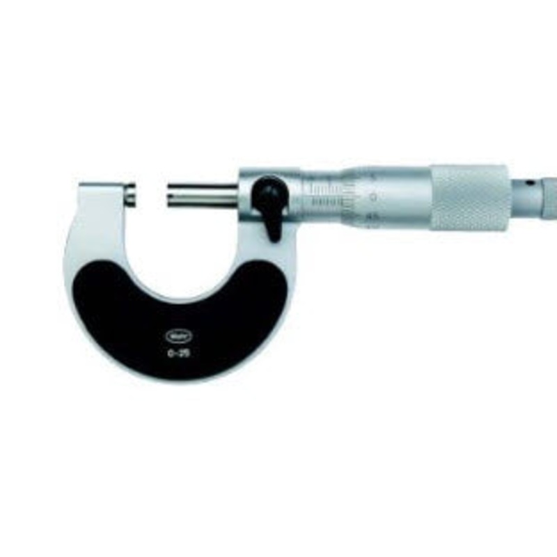 Mahr 4131001 Mechanical Micrometers 25-50mm Reading .01mm Accuracy .004mm Style 40SH