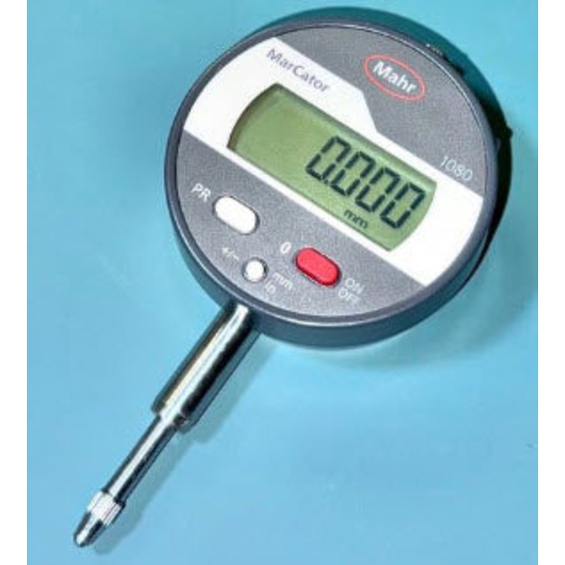 Mahr Digital Indicators 4336500 Accuracy: 0.015mm Model:1080 Range:12.5mm/0.5 Resolution: 0.0001/0.005mm Stem: 8mm