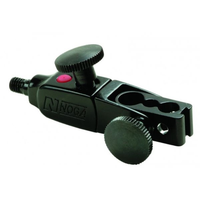 NOGA FA1500 Fine Adjustment Clamp Type, 3/8, 8mm, 6mm & Dovetail Hole Diameter Indicator Holder Clamp
