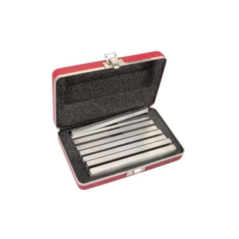Starrett S384-2Z Steel Parallel Set, 6 (150mm) Length, Set of 4 Pairs – Sizes G, H, R, M – In Case