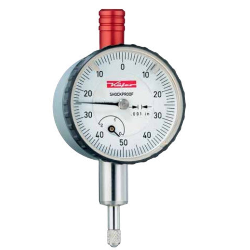 Verdict 23/2050 Kaefer Small Dial Gauge KZO 4 T graduation .001 Range per rev .020 Reading 020 Range .120 Dace diameter 40 mm stem 8 mm h 6