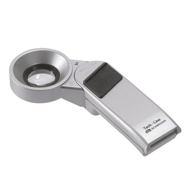 Schweizer 09204 Tech-Line LED hand-held magnifier MODULAR 4x