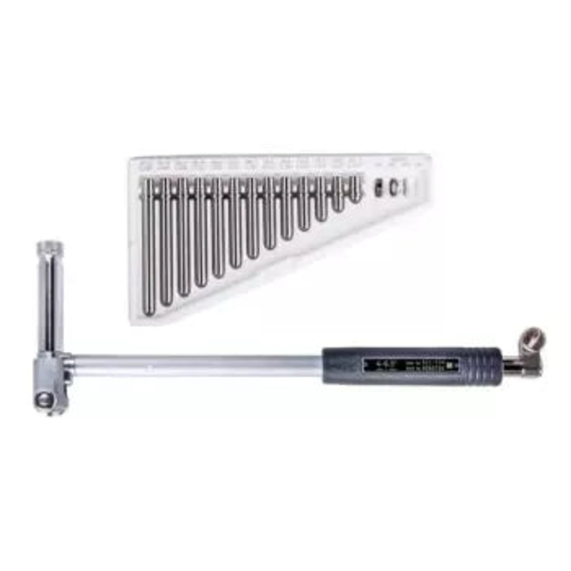 Mitutoyo 511-734 Dial Bore Gage: 4-6.5 (No Dial Gauge) 13 Anvils 4 Spacers, stem diameter is .375