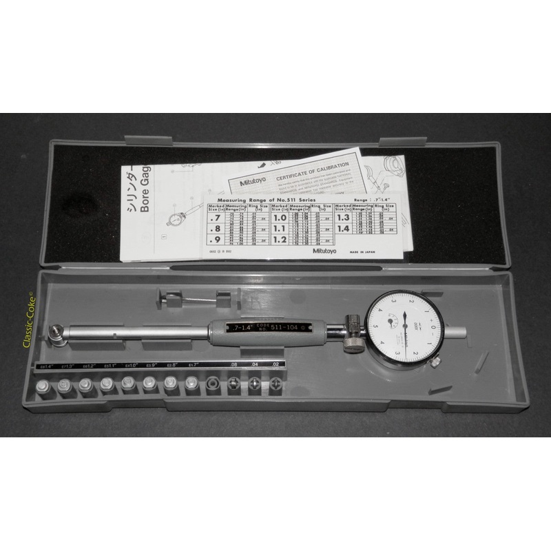 Mitutoyo dal bore gauge .7-1.4 Graduation .0001 511-163