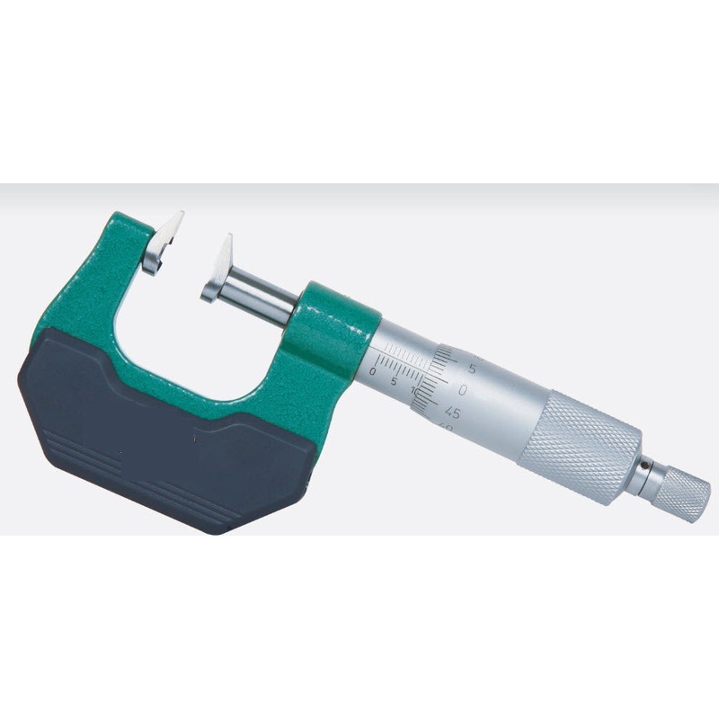 Borletti Micrometer manufactured in Italy P-MEB/2 Economical micrometer with disc contacts for measuring gears 25-50mm x .01mm