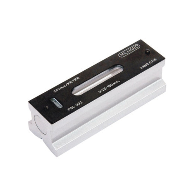 MILHARD Precision Level PBL302 Cast Iron base 150mm Accuracy per meter .02mm