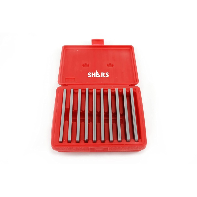 Shars 1/8 Precision Machinist Steel Parallels Set, 10 Pairs 303-7201