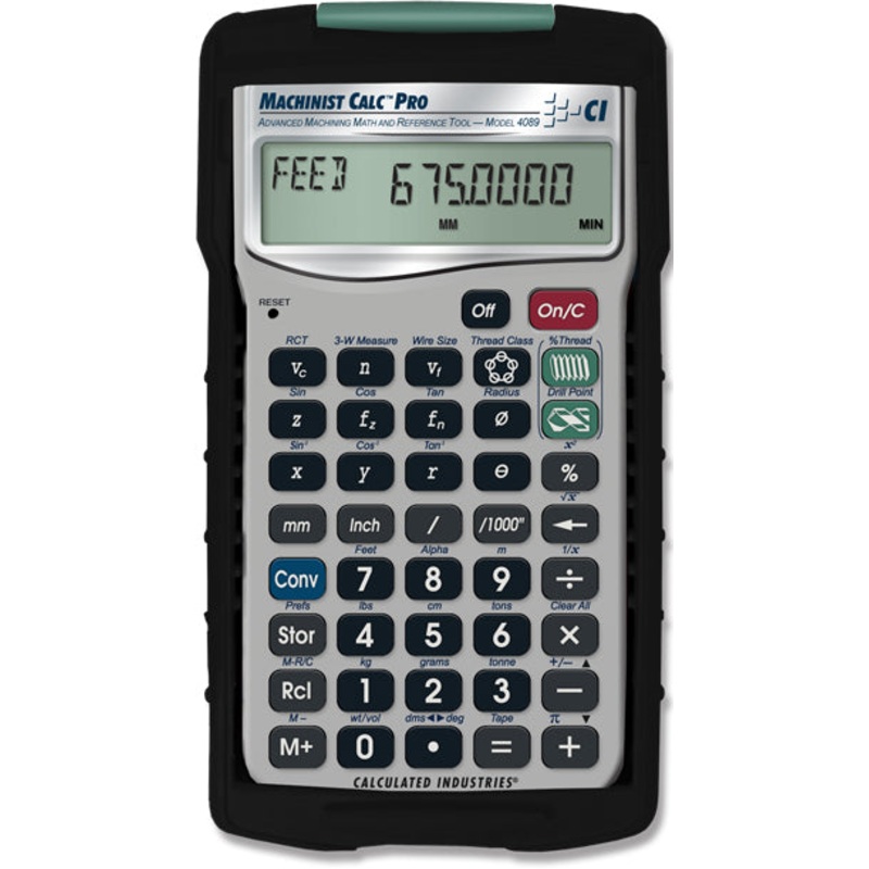 4089 Machinist Calc Pro Advanced Machining Math and Reference Tool