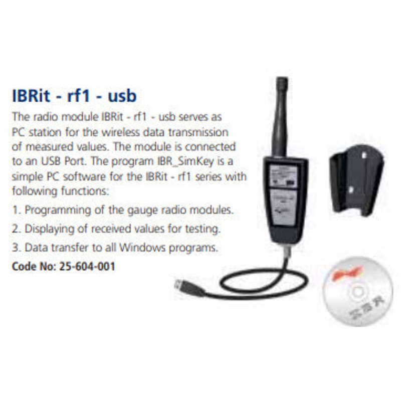 Ibrit F604001 IBRIT-RF1-USB PC RADIO MODULE FOR USB