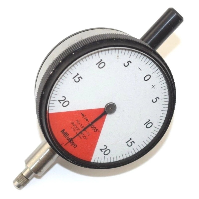 Mitutoyo 2906 Dial Gauge 0-.125 range, Grad .0005