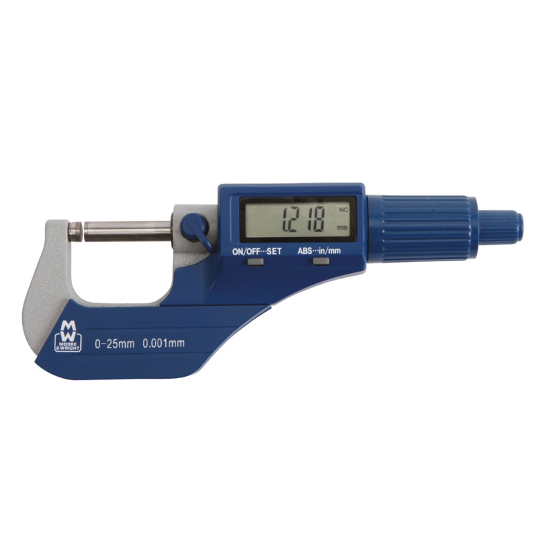 Moore & Wright Workshop Digital Micrometer 25-50mm 0.001mm MW200-02DBL