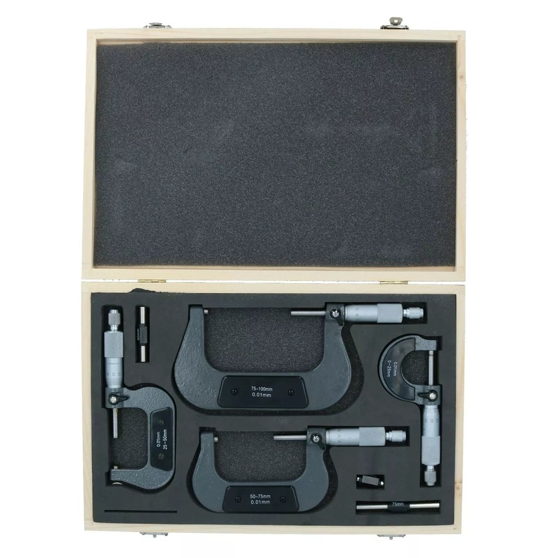 Shars Micrometer  Set 0-100mm x .01mm Code 503-22554