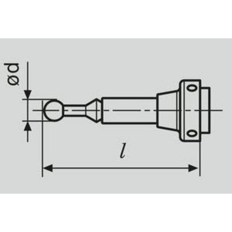 Stylus MarTest 802 NWt Product number: 4304321 802 NWt Stylus  6 mm, l = 56.6 mm