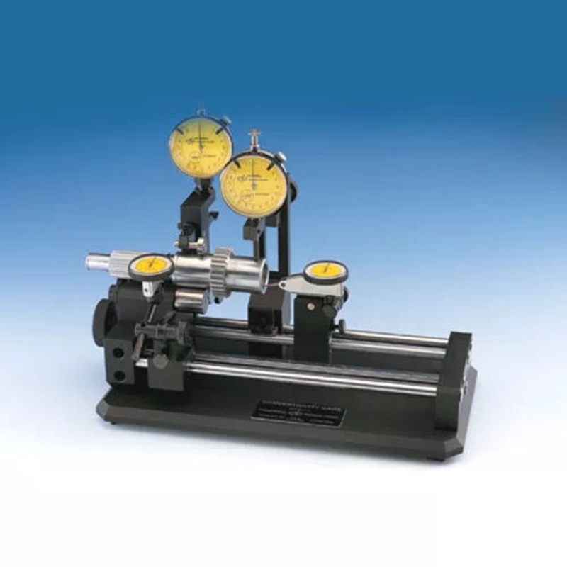 Concentricity Gage – KK2-40 Concentricity Gage –  Triple Indicator – w/ Standard, Side & Vertical Carriers  Part Diameters: 3/4 – 4 (20mm to 102mm) Part Lengths: up to 8 (203mm) Accuracy .004mm/.00016