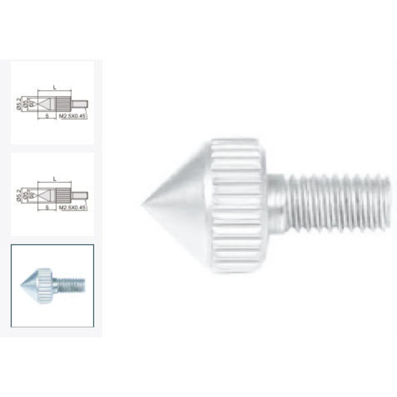Conical Contact Point INSIZE 7.14mm 6282-0701, M2.5 x .45