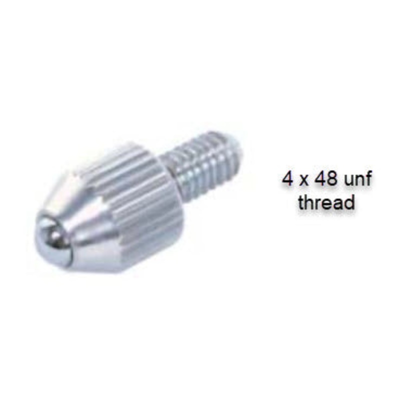 INSIZE Ball Contact Points Product Code: 6282-0102  Length: 7.3mm  Material of measuring Face: Carbide 4 x 48 thread UNF
