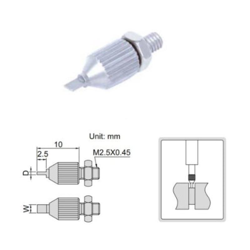Steel Blade Points INSIZE 0.6mm  x 2mm (6282-1802)