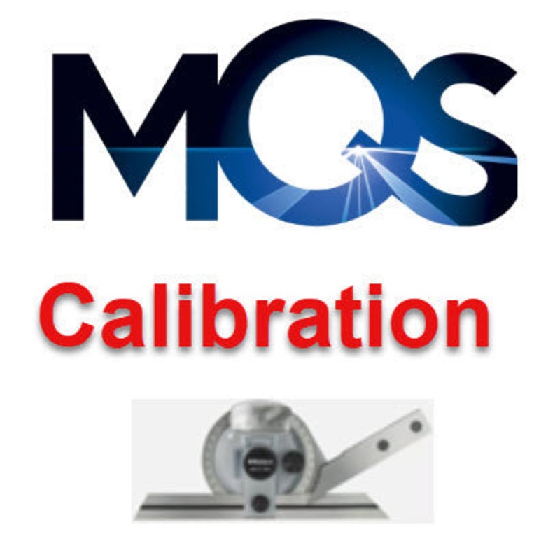 Calibration of Bevel Protractor 6 Blade UKAS C187D1