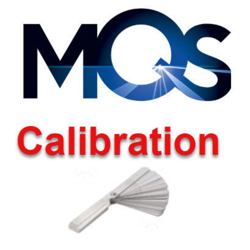 Calibration of Feeler Gauge priced per leaf UKAS C184D1