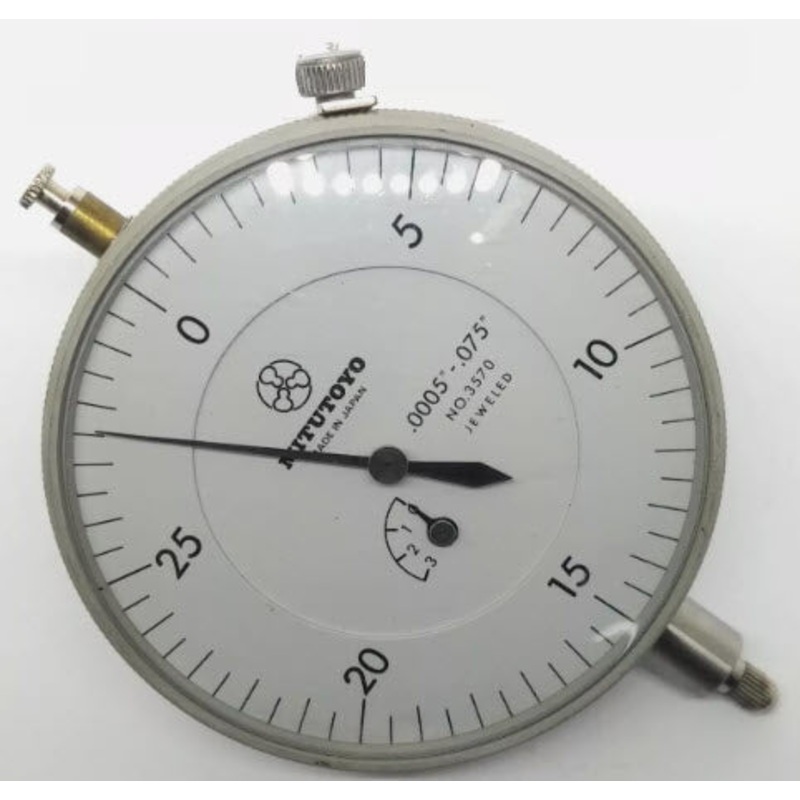 Mitutoyo 3570 DIAL INDICATOR .03/.075 0-30 .0005′