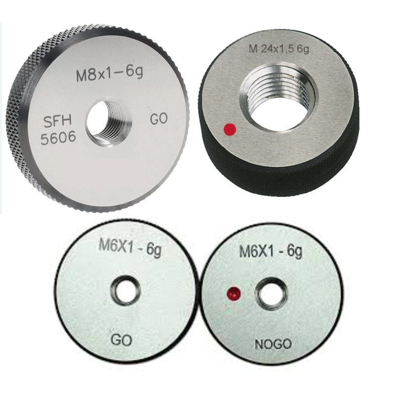 M10125NGR Metric No Go Ring 6g Description : No Go Ring Gauge Size : M10 x 1.25 Class : 6g