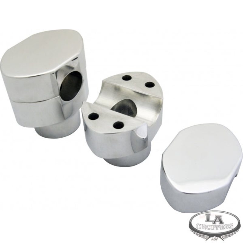 1 PAUGHCO AND DANN SPRINGER RISERS CHROME UNIVERSAL