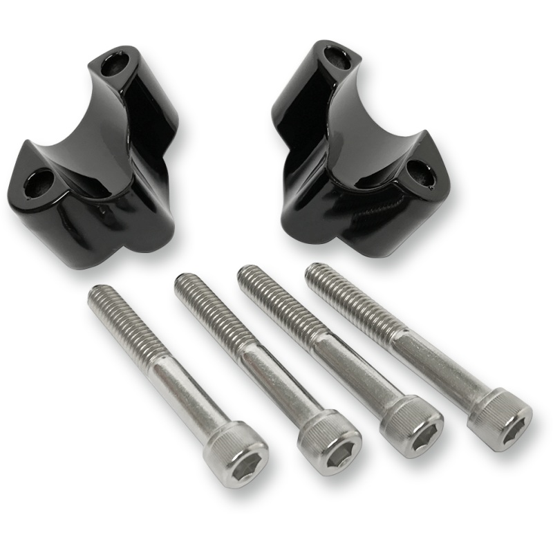 HANDLEBAR RISER / 25,4 MM (1) / BLACK-GLOSS / ALUMINUM