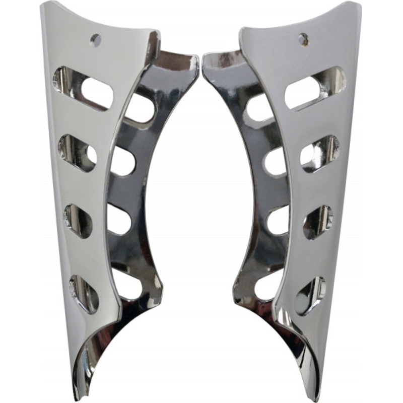 LARGE CLAMP ON GUSSET WINDOW FOR 1.25 BARS – CHROME