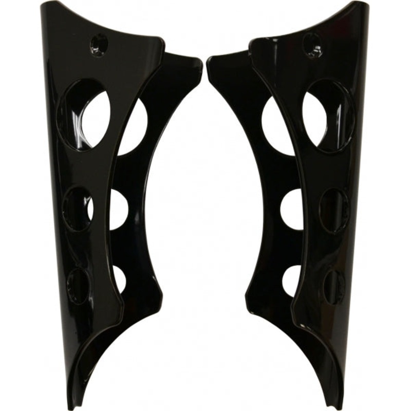 LARGE CLAMP ON GUSSET WITH HOLES FOR 1.25 BARS – BLACK