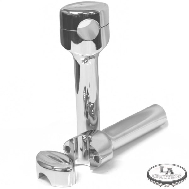 MOHAWK HEFTY RISERS FOR 1 1/4 HANDLEBARS 6 RISE CHROME UNIVERSAL
