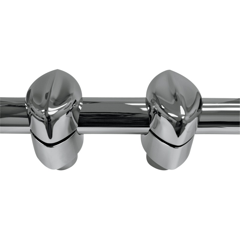 MOHAWK RISER CAPS FOR 1 1/4 HANDLEBARS CHROME