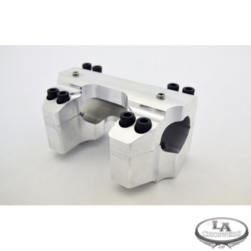 RISER CLAMP SET FOR 1.25 HANDLEBARS RAW FINISH HD