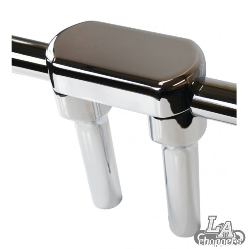 THREE PIECE RISER KIT 1.25 MOUNT 6 RISE CHROME HD